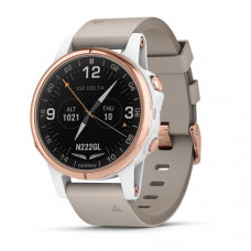 D2 Delta S Aviator Watch with Beige Leather Band
