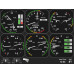 Kanardia Nesis IV PFD, 10.1 Basic Kit with AHRS, GPS Unit (AIRU), Engine Monitoring, OAT, Cables